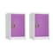 Adiroffice 15 in W, 15 in D, 24 in H, Steel ADI629-02-PUR-2PK - alternate 1